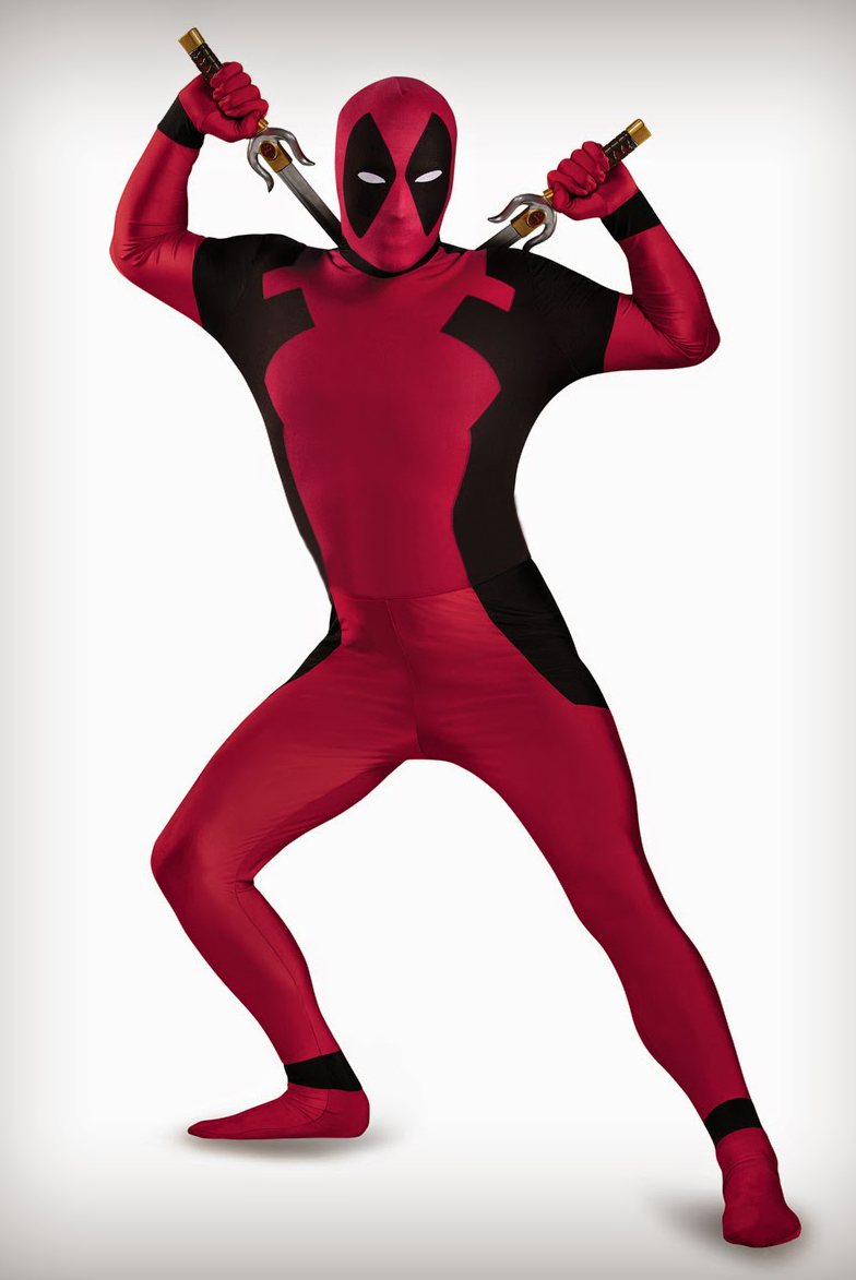 Deadpool Cosplay Costume Full Bodysuit 15070222